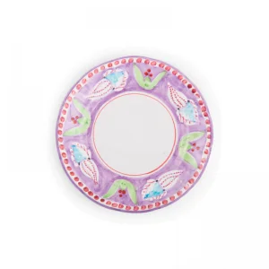 Hand-Painted Animal Ceramic Salad Plate | Positano