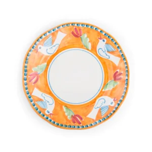 Hand-Painted Ceramic Animal Dinner Plate | Positano