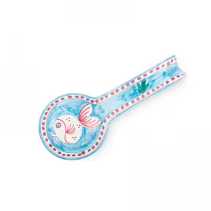 Hand-Painted Ceramic Spoon Rest | Positano