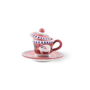 Coffee cup with saucer | Ceramica Assunta Positano