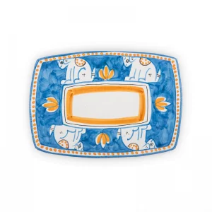 Hand-Painted Animal Ceramic Sushi Platter | Positano