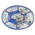 7-Piece Ceramic Appetizer Set with Tray | Dedalus