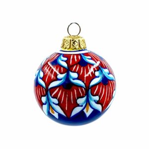 Palla di Natale in ceramica decorata a mano | Ceramica Assunta Positano