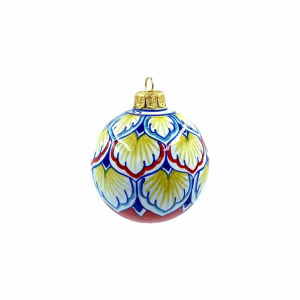 Palla di Natale in ceramica artigianale | Ceramica Assunta Positano